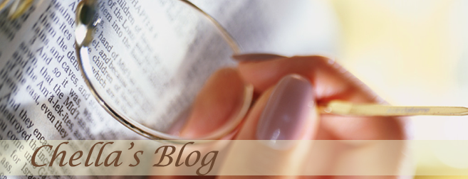 Chella's Blog - Title Reading Glasses with Bible