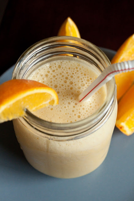 Orange Julius in a glass